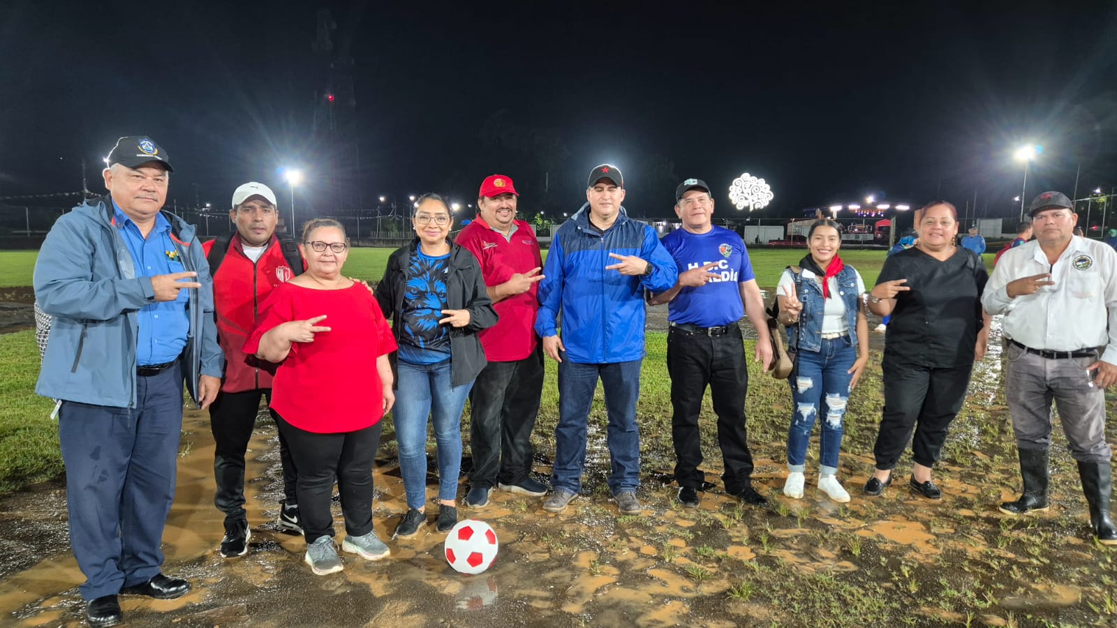 Inauguración de las Luminarias del Estadio de Béisbol Infantil.