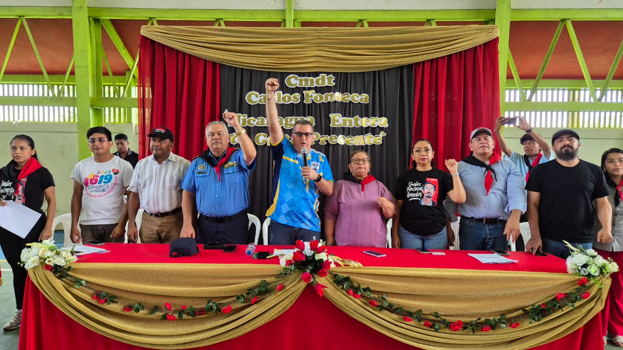 Acto político en conmemoración al Jefe de la Revolución Carlos Fonseca Amador.